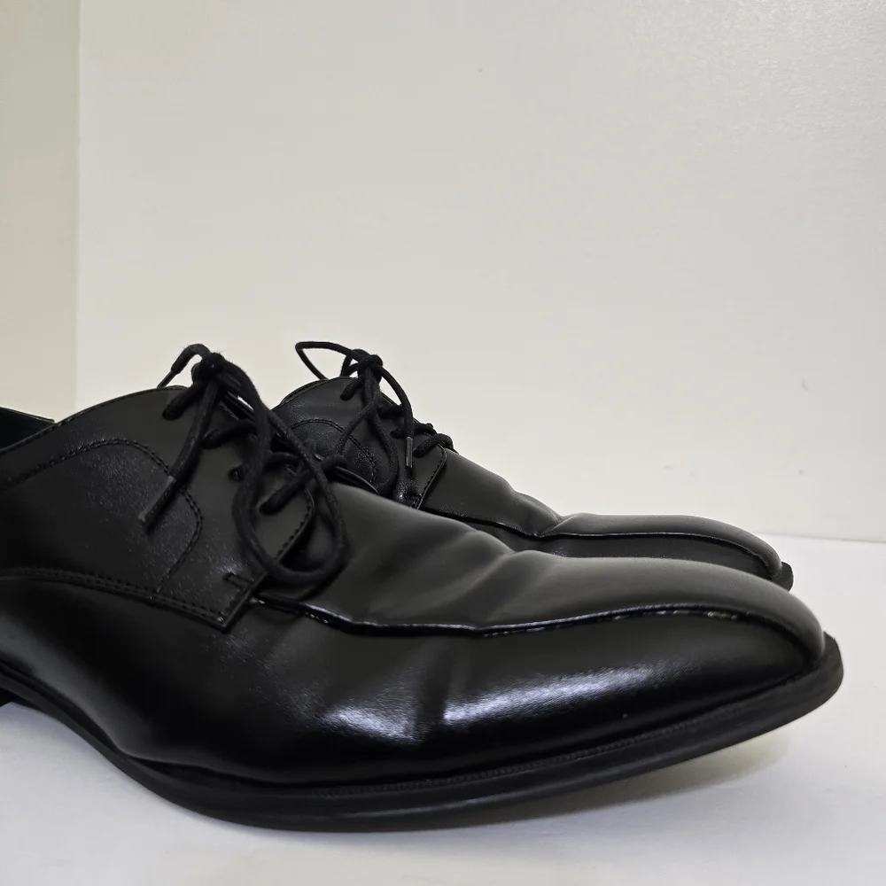 ALFANI size 12 Seth Lace Up Oxford Dress Shoes‎ Black